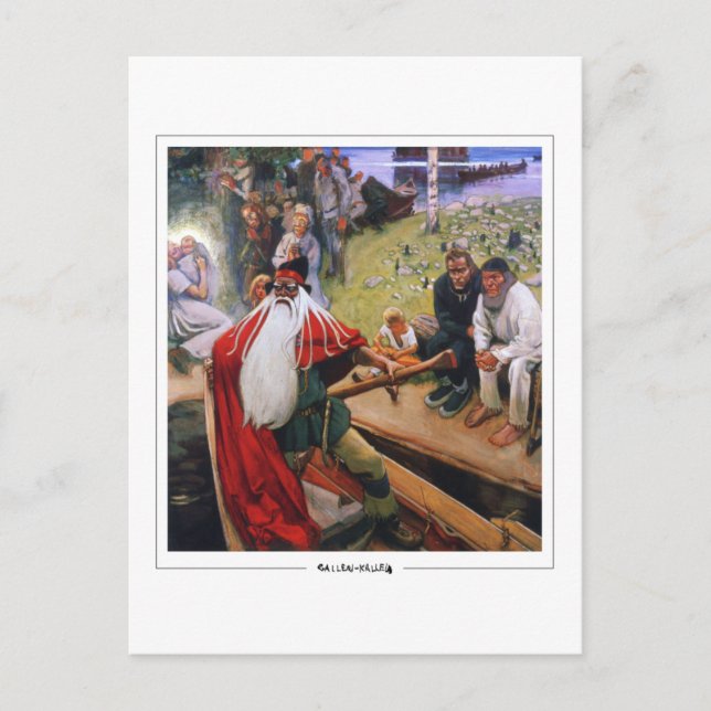 Cartão Postal Akseli Gallen-Kallela #475 - Cartão-postal de arte (Frente)