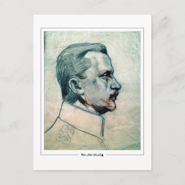 Cartão Postal Akseli Gallen-Kallela #487 - Cartão-postal de arte (Frente)