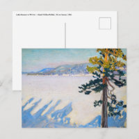 Akseli Gallen-Kallela - Lago Ruovesi no inverno