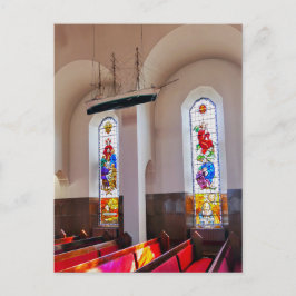 Cartão Postal Akureyri Church Interior, Islândia