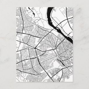 Cartão Postal Al Mawsil Al Jadidah (Mosul) Mapa do Iraque
