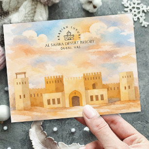 Cartão Postal Al Sahra Desert Resort, Dubai   Marco Famoso