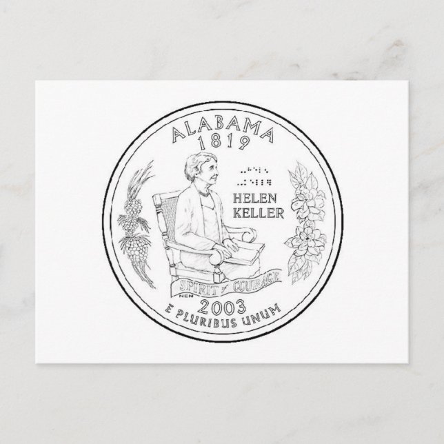 Cartão Postal Alabama (Frente)