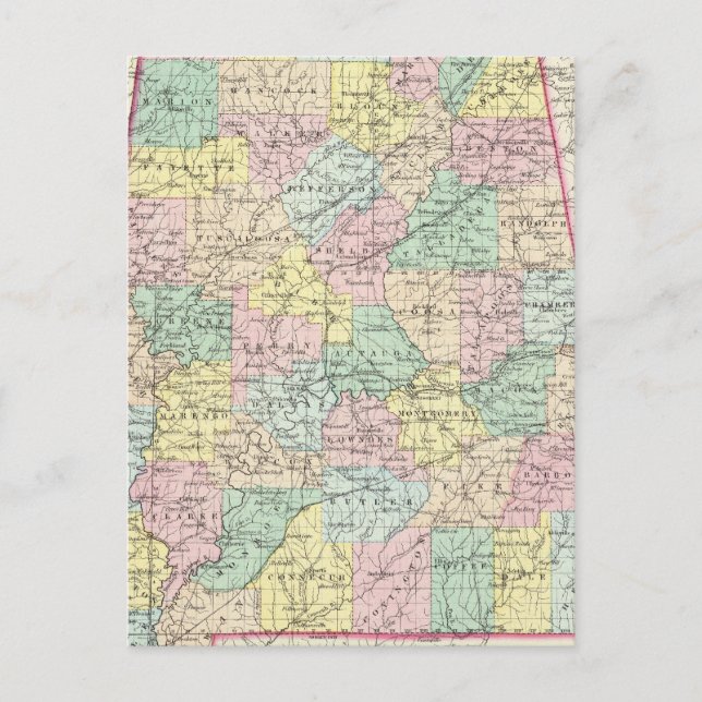 Cartão Postal Alabama 5 (Frente)