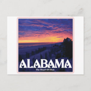 Cartão Postal Alabama Dark Sunset