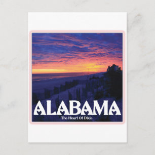 Cartão Postal Alabama Dark Sunset
