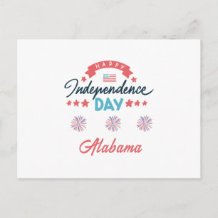 Cartão Postal Alabama: Feliz Dia da Independência!