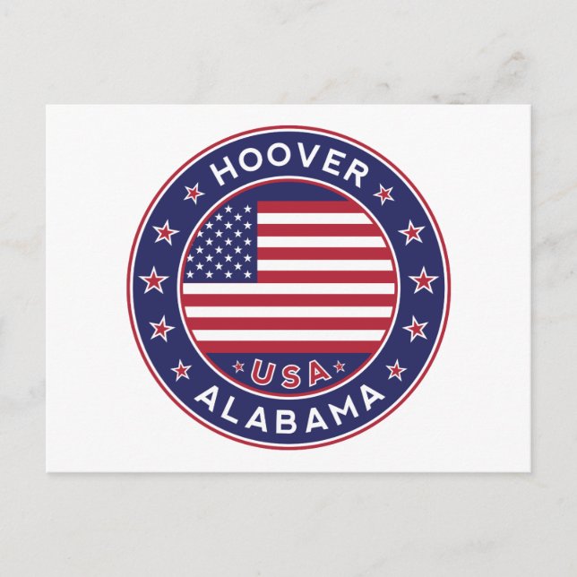 Cartão Postal Alabama, Hoover (Frente)
