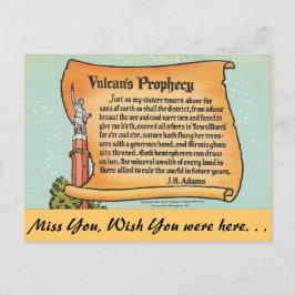 Cartão Postal Alabama, Profecia de Vulcano
