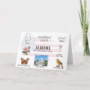 Cartão postal Alabama   temas e marcos públicos