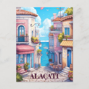 Cartão Postal Alaçatı Izmir Turkiye Viagem
