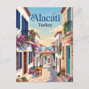 Cartão Postal Alacati Turquia