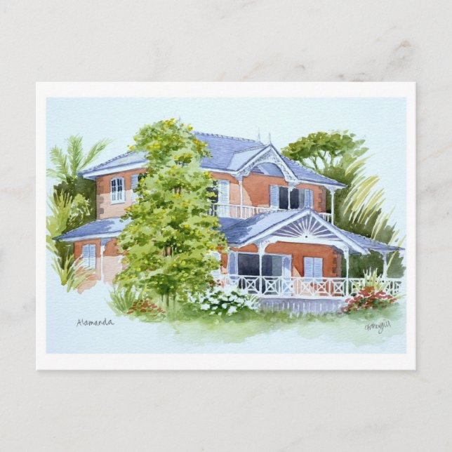 Cartão Postal Alamanda, Stonehaven Bay. Tobago (Frente)