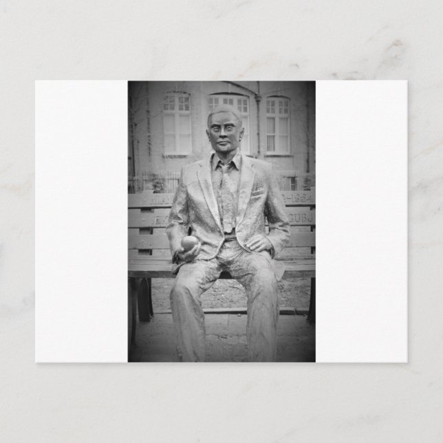 Cartão Postal Alan Turing. O Pai da Computação Moderna (Frente)