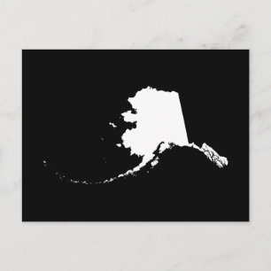 Cartão Postal Alasca em Branco