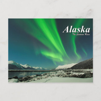 Cartão Postal Alaska A Cortina Sobe