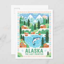 Cartão Postal Alaska, a última fronteira dos EUA, Viagem de Verã