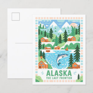Cartão Postal Alaska, a última fronteira dos EUA, Viagem de Verã