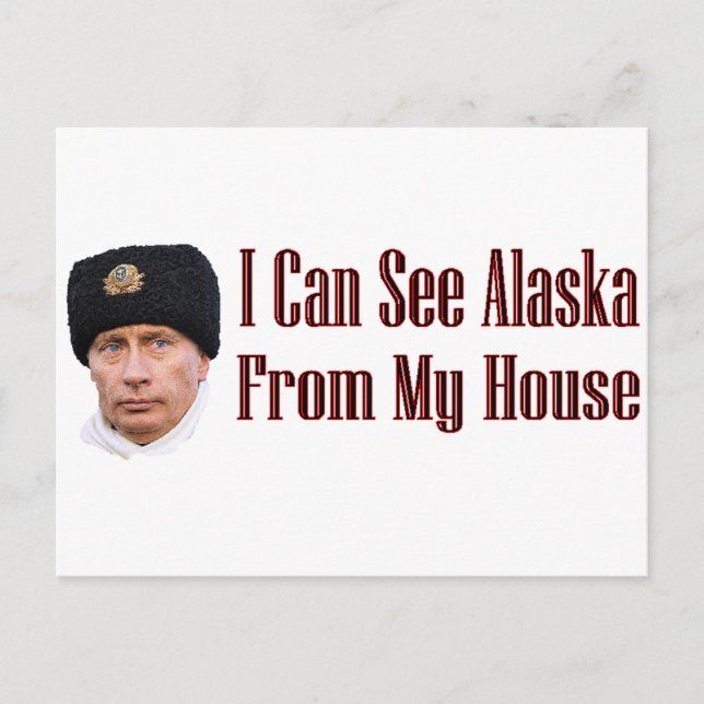 Cartão Postal Alaska de minha casa (Frente)