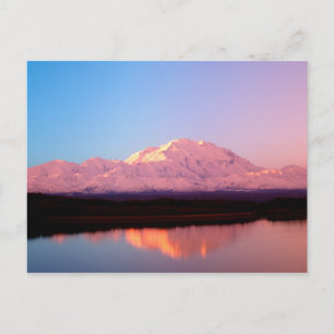 Cartão Postal Alaska, Denali National Park, Mt. McKinley at