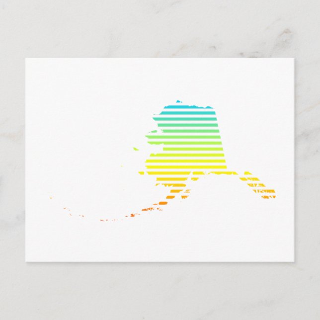 Cartão Postal alaska fade (Frente)