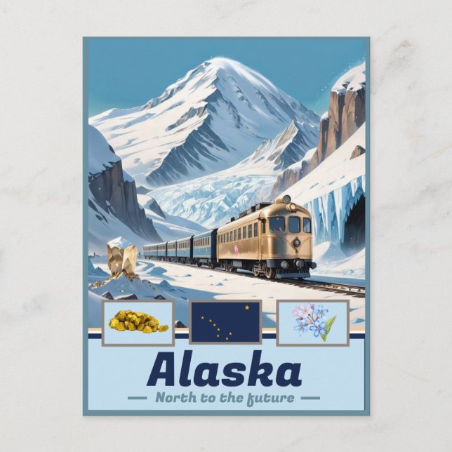 Cartão Postal Alaska Majesttic Fusion (Fusão Majestosa do Alasca (Frente)