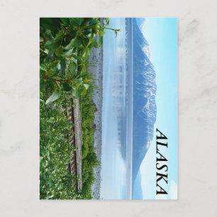 Cartão Postal Alaska Mountain ao redor do braço de Turim