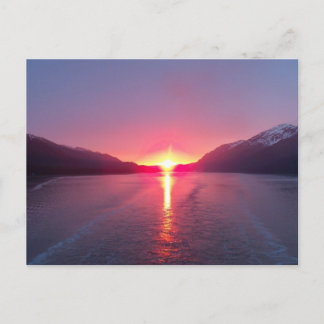 Cartão Postal Alaska Sunset