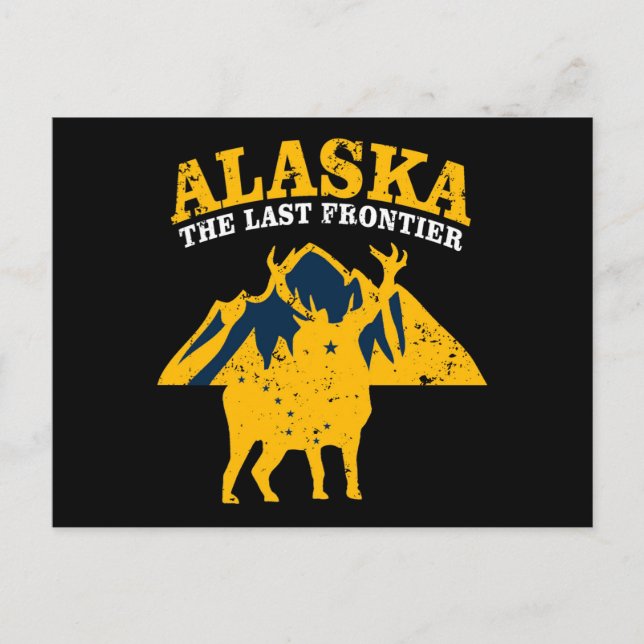 Cartão Postal Alaska, Última Fronteira (Frente)