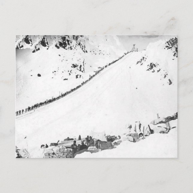 Cartão Postal Alaskan Klondikers (Frente)