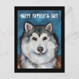 Cartão Postal Alaskan Malamute