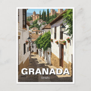 Cartão Postal Albaicin Granada Espanha
