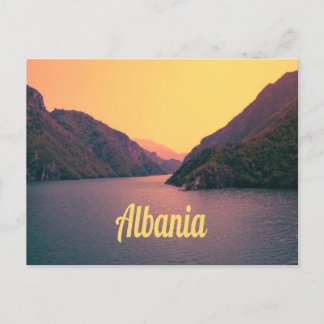 Cartão Postal Albânia Europa, Península dos Balcãs de Praia