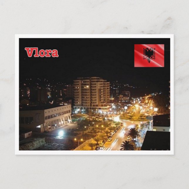 Cartão Postal Albânia - Vlora - (Frente)