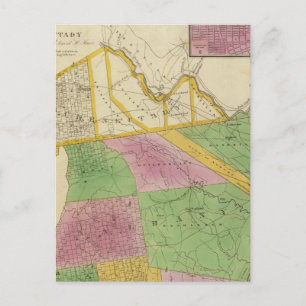 Cartão Postal Albany, condados de Schenectady