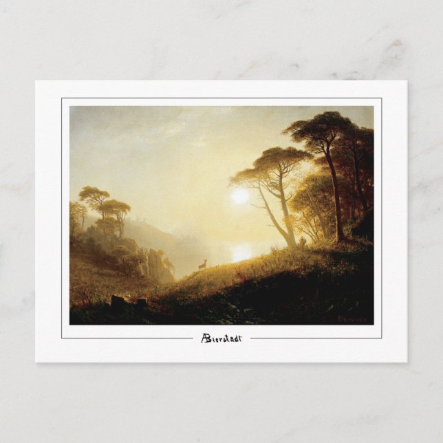 Cartão Postal Albert Bierstadt #224 - Cartão-postal de arte (Frente)