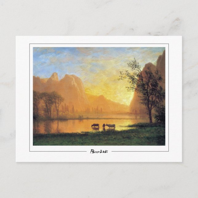 Cartão Postal Albert Bierstadt #229 - Cartão-postal de arte (Frente)