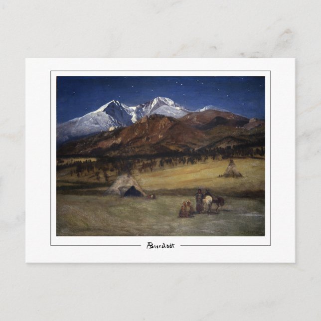 Cartão Postal Albert Bierstadt #287 - Cartão-postal de arte (Frente)