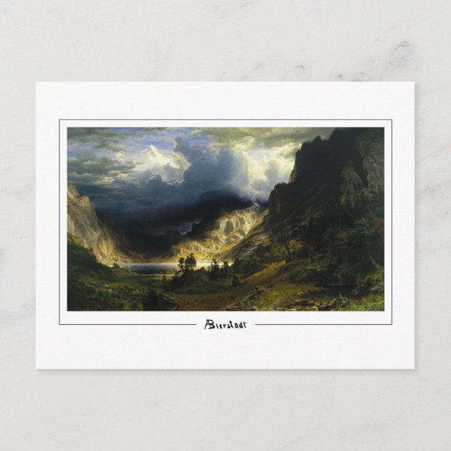 Cartão Postal Albert Bierstadt #60 - Cartão-postal de arte (Frente)