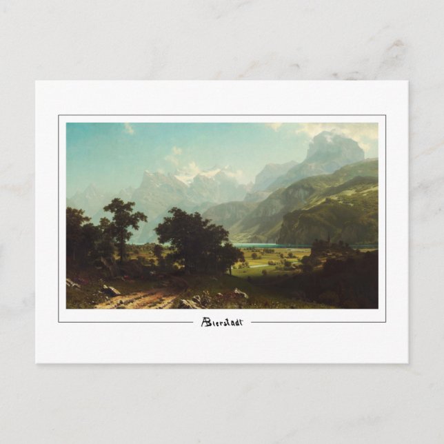 Cartão Postal Albert Bierstadt #70 - Cartão-postal de arte (Frente)
