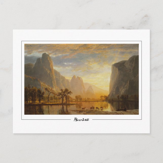 Cartão Postal Albert Bierstadt #86 - Cartão-postal de arte (Frente)