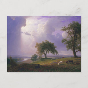 Cartão Postal Albert Bierstadt California Primavera Cattle