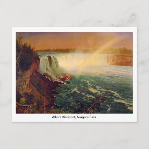 Cartão Postal Albert Bierstadt, Niagara Falls.