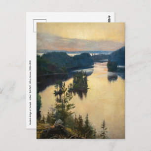Cartão Postal Albert Edelsense - Kaukola Ridge em Sunset