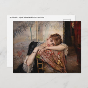 Cartão Postal Albert Edelsense - O Parisienne / Virginie