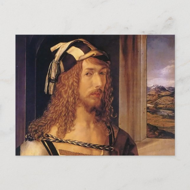 Cartão Postal Albrecht Durer Autorretrato (Frente)