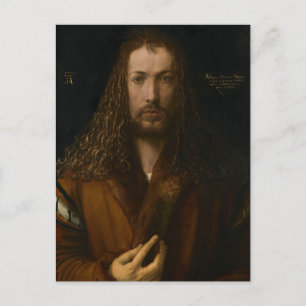 Cartão Postal Albrecht Dürer - autorretrato, 1500