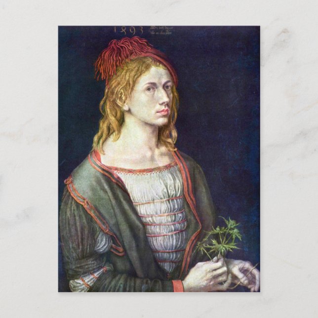 Cartão Postal Albrecht Durer - Autorretrato 3 (Frente)