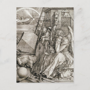 Cartão Postal Albrecht Durer - Melancholia