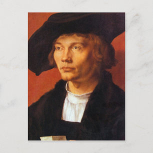 Cartão Postal Albrecht Durer - Retrato de um jovem 3